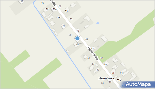Helenówka, Helenówka, 68, mapa Helenówka