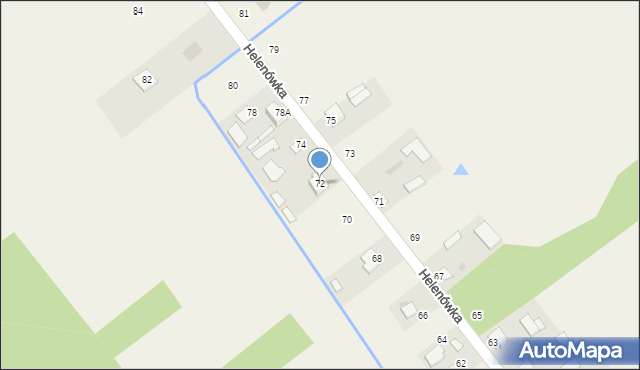 Helenówka, Helenówka, 72, mapa Helenówka