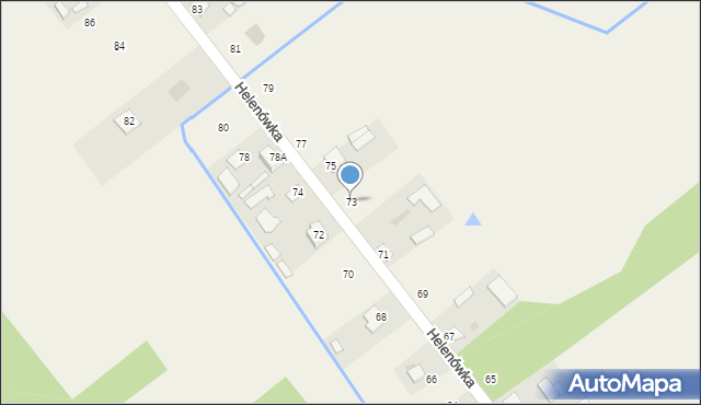 Helenówka, Helenówka, 73, mapa Helenówka