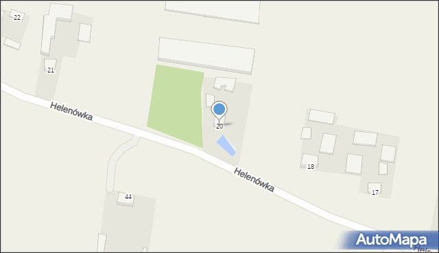 Helenówka, Helenówka, 20, mapa Helenówka