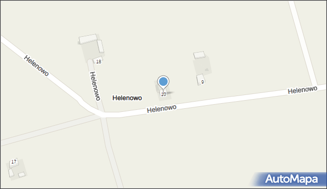 Helenowo, Helenowo, 10, mapa Helenowo