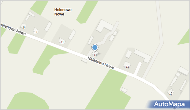 Helenowo Nowe, Helenowo Nowe, 13, mapa Helenowo Nowe