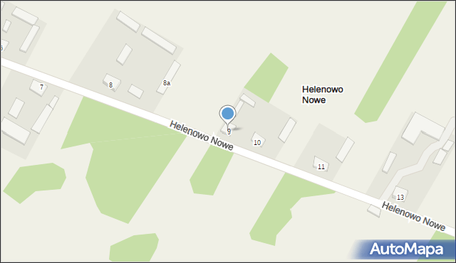 Helenowo Nowe, Helenowo Nowe, 9, mapa Helenowo Nowe