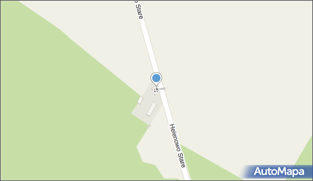 Helenowo Stare, Helenowo Stare, 15, mapa Helenowo Stare