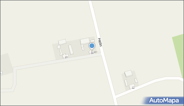 Helin, Helin, 11, mapa Helin