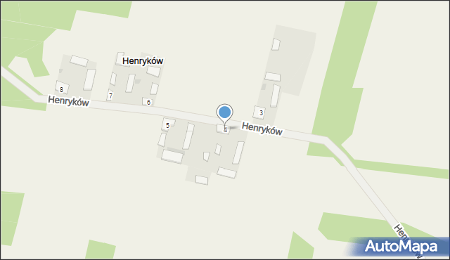 Henryków, Henryków, 4, mapa Henryków