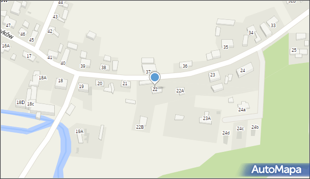 Henryków, Henryków, 22, mapa Henryków