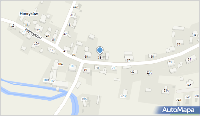Henryków, Henryków, 38, mapa Henryków