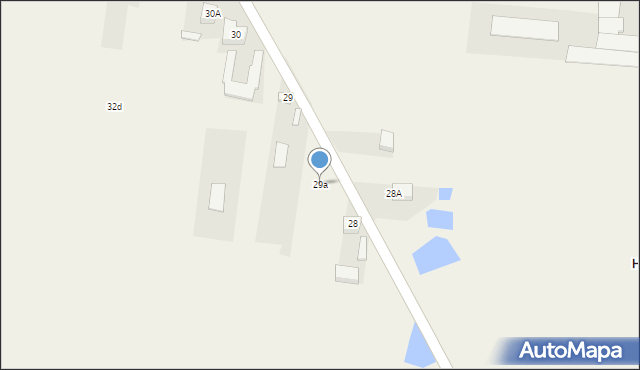 Henryków, Henryków, 29a, mapa Henryków