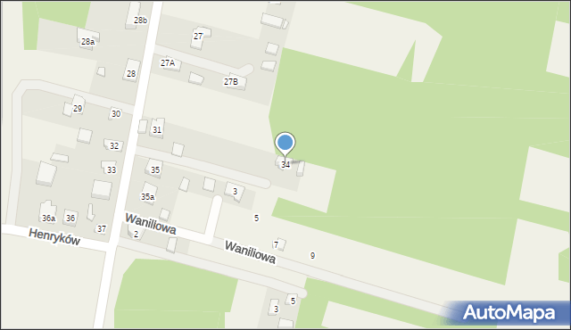 Henryków, Henryków, 34, mapa Henryków