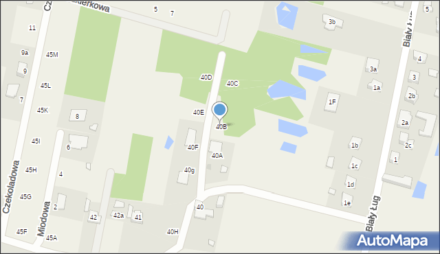 Henryków, Henryków, 40B, mapa Henryków