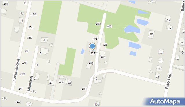 Henryków, Henryków, 40F, mapa Henryków