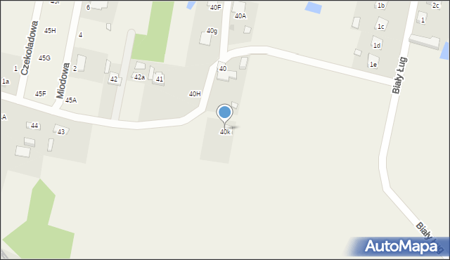 Henryków, Henryków, 40k, mapa Henryków