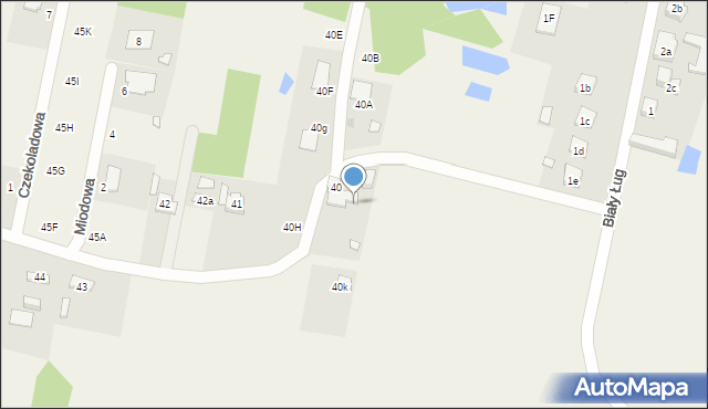 Henryków, Henryków, 40l, mapa Henryków