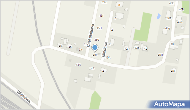 Henryków, Henryków, 45F, mapa Henryków