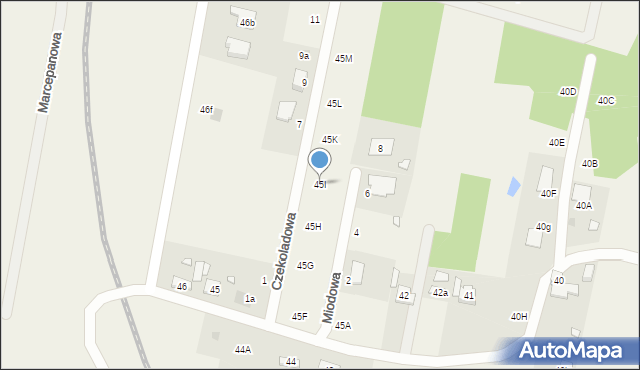 Henryków, Henryków, 45I, mapa Henryków