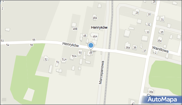 Henryków, Henryków, 49, mapa Henryków