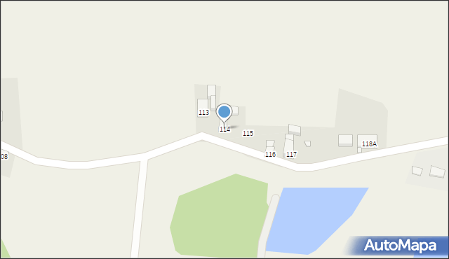 Henryków Lubański, Henryków Lubański, 114, mapa Henryków Lubański