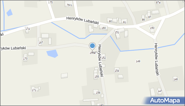 Henryków Lubański, Henryków Lubański, 155a, mapa Henryków Lubański