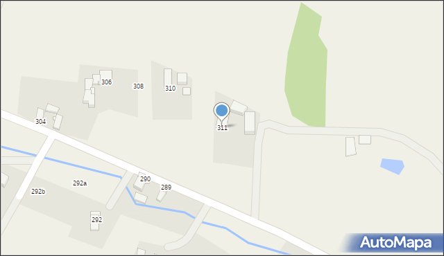 Henryków Lubański, Henryków Lubański, 311, mapa Henryków Lubański