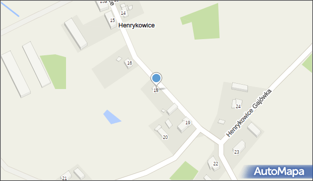 Henrykowice, Henrykowice, 18, mapa Henrykowice