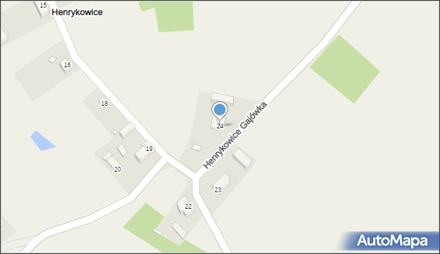 Henrykowice, Henrykowice, 24, mapa Henrykowice