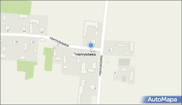 Henrykówka, Henrykówka, 7, mapa Henrykówka