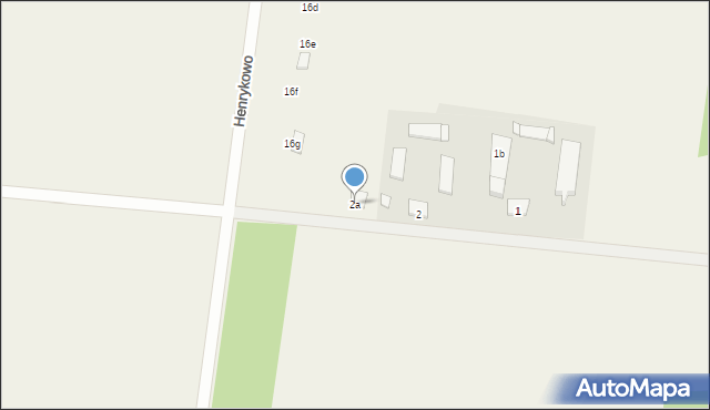 Henrykowo, Henrykowo, 2a, mapa Henrykowo