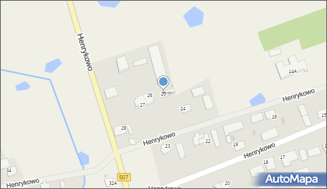 Henrykowo, Henrykowo, 25, mapa Henrykowo