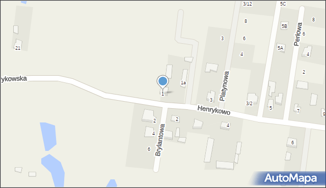 Henrykowo, Henrykowo, 1, mapa Henrykowo