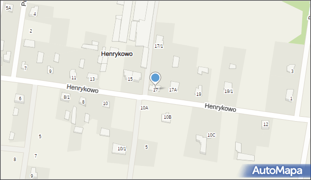 Henrykowo, Henrykowo, 17, mapa Henrykowo