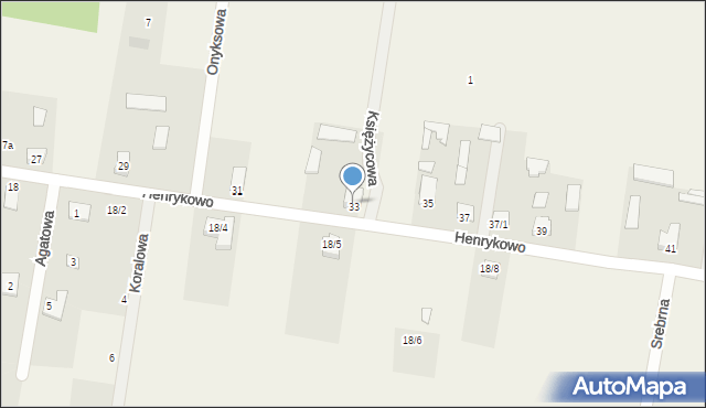 Henrykowo, Henrykowo, 33, mapa Henrykowo