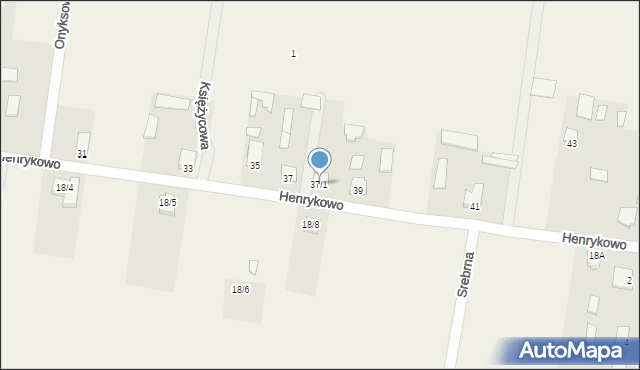Henrykowo, Henrykowo, 37/1, mapa Henrykowo