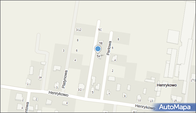 Henrykowo, Henrykowo, 5A, mapa Henrykowo