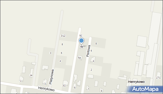 Henrykowo, Henrykowo, 5B, mapa Henrykowo