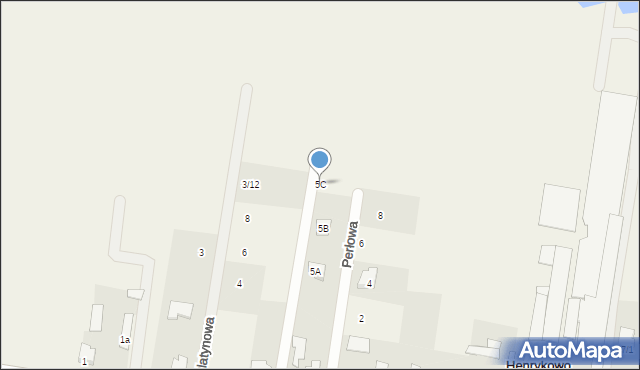 Henrykowo, Henrykowo, 5C, mapa Henrykowo