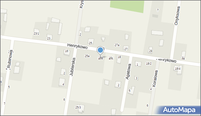 Henrykowo, Henrykowo, 16b, mapa Henrykowo