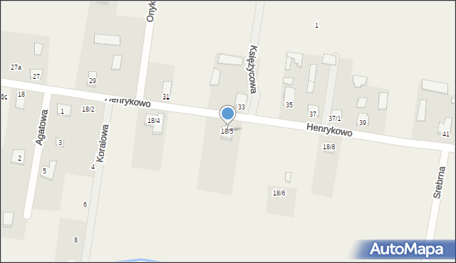 Henrykowo, Henrykowo, 18/5, mapa Henrykowo