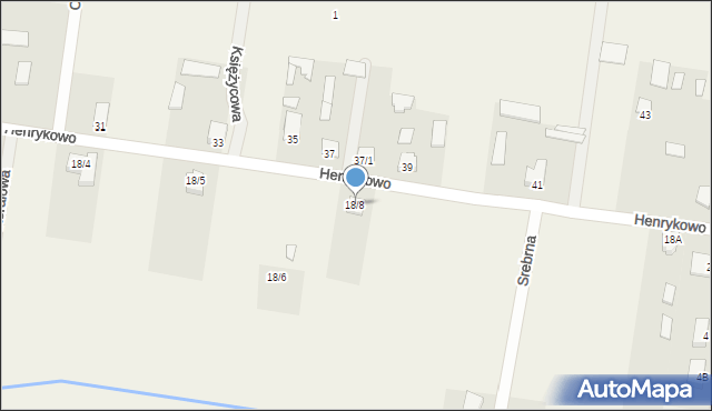 Henrykowo, Henrykowo, 18/8, mapa Henrykowo
