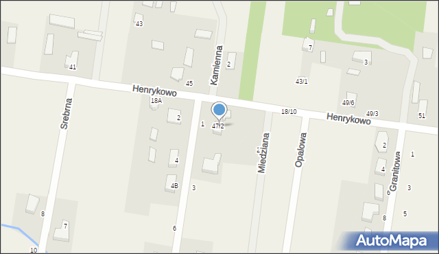 Henrykowo, Henrykowo, 47/2, mapa Henrykowo