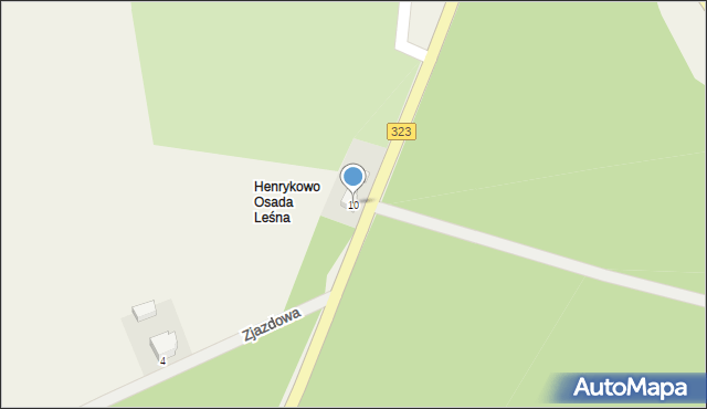Henrykowo, Henrykowo, 10, mapa Henrykowo