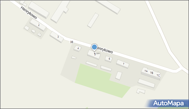 Henrykowo, Henrykowo, 5, mapa Henrykowo