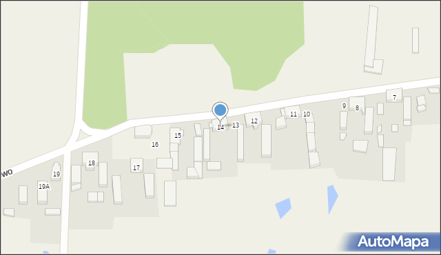 Herburtowo, Herburtowo, 14, mapa Herburtowo