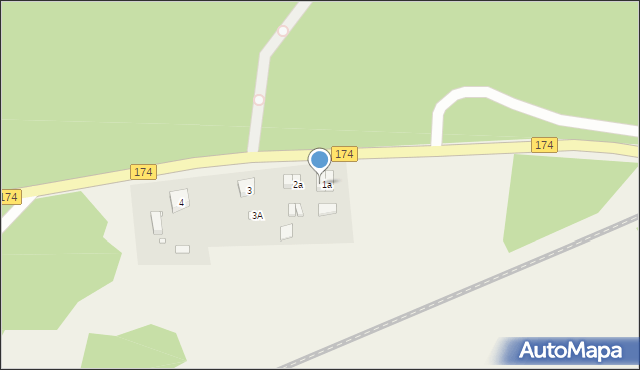 Herburtowo, Herburtowo, 1b, mapa Herburtowo