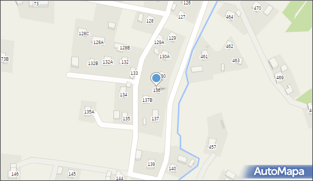 Hermanowa, Hermanowa, 136, mapa Hermanowa