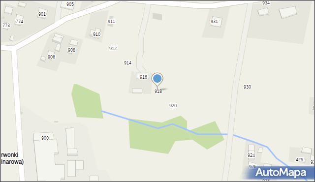 Hermanowa, Hermanowa, 918, mapa Hermanowa