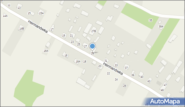Hermanówka, Hermanówka, 29, mapa Hermanówka