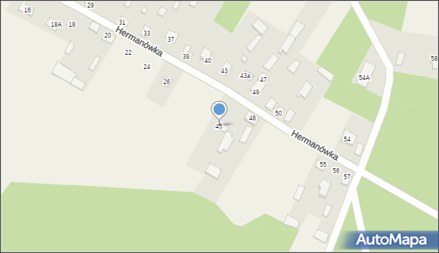 Hermanówka, Hermanówka, 45, mapa Hermanówka
