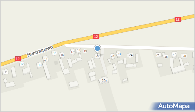 Hersztupowo, Hersztupowo, 20, mapa Hersztupowo