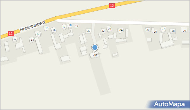 Hersztupowo, Hersztupowo, 20a, mapa Hersztupowo